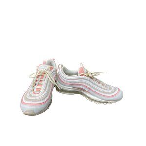 Nike Air Max 97 Womens Summit White coral low top sneakers size 8.5 SKU 8975